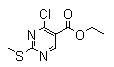 2-甲硫基-4-氯嘧啶-5-羧酸乙酯