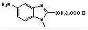 1-甲基-5-氨基-1H-苯并咪唑-2-丁酸乙酯